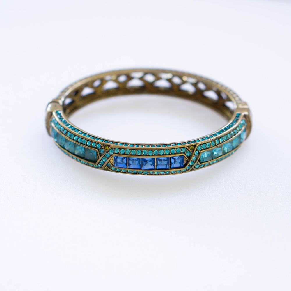 HEIDI DAUS My Inheritance Square design Bangle Bracelet M/L